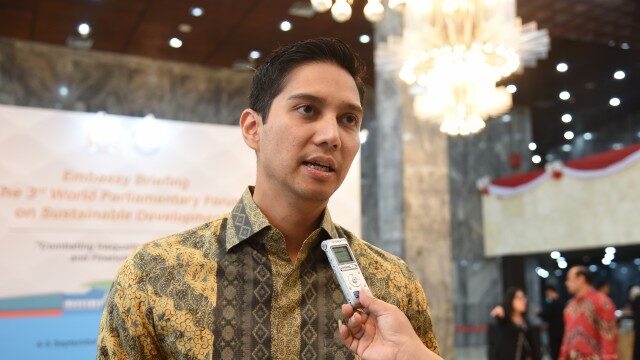 Wakil Ketua Komisi I bidang Politik, Hukum dan Keamanan (Polhukam) DPR RI, Budisatrio Djiwandono,/Foto Istimewa/Humas DPR RI